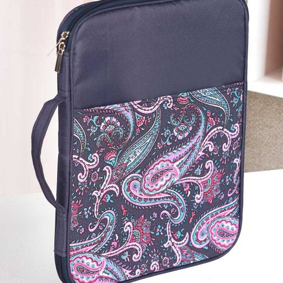 Other - Paisley Organizer Planner Document with Travel Handle
